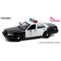 Greenlight 1/18 Drive 2001 Ford Crown Victoria Police Interceptor LAPD