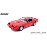 Greenlight 1/18 1979 Pontiac Firebird "Fire Am" Red with Hood Bird Diecast Car