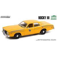 Greenlight 1/18 Rocky III (1982) 1978 Dodge Monaco City Cab Co. Movie Artisan Collection