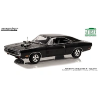 Greenlight 1/18 Black 1970 Dodge Charger w/Blown Engine Diecast