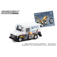 1:64 United States Post Services Postal Delivery Vehicle w/American Motorcycles Collectible Stamps Livery