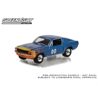 Greenlight 1/64 1968 Ford Mustang GT Fastback Race Car #00 Metal Diecast