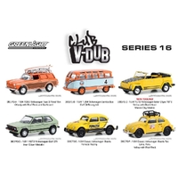 Greenlight 1/64 Club Vee-Dub Series 16 Assorted Singles Diecast Vans/Cars