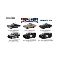 Greenlight 1/64 Hot Pursuit Series 43 Assorted Singles Diecast Police Cars
