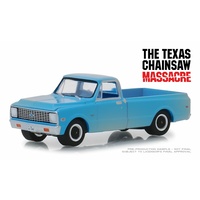 Greenlight 1/64 The Texas Chain Saw Massacre 1971 Chev C-10 Movie 44820-B Diecast