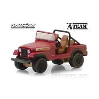 Greenlight 1/64 The A-Team (1983-87 TV Series) Jeep CJ-7 Movie 44840-C Diecast