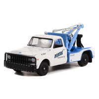 Greenlight 1/64 1969 Chevrolet C-30 Dually Wrecker Roscoe Tow Service Starsky and Hutch (1975-79) Diecast Car