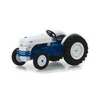 Greenlight 1/64 1949 Ford 8N Tractor White & Blue Down on the Farm Series 1 (SINGLES) 48010-B Diecast