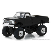 Greenlight 1/64 1972 Chevy K-10 Monster Truck Black Kings of Crunch Series 2 49020-F Diecast