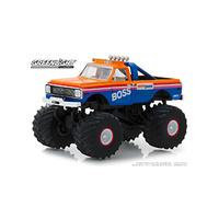 Greenlight 1/64 AM/PM Boss 1972 Chev K-10 Monster Truck Kings of Crunch (SINGLES) 49030-B Diecast