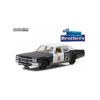 Greenlight 1/24 1974 Dodge Monaco Blues Mobile Blues Brothers Movie 84011 Diecast