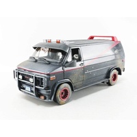 Greenlight 1/24 A team 1983 GMC Vandura Weathered Version With Bullet Holes