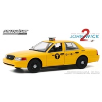 Greenlight 1/24 John Wick 2 2008 Ford Crown Victoria Taxi 