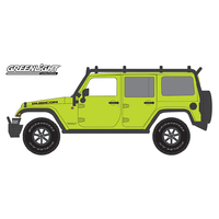 Greenlight 1/43 2016 Jeep Wrangler Unlimited Rubicon Hard Rock (Off-Road) - Hyper Green