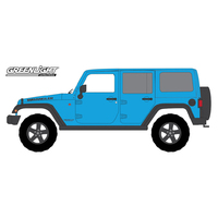 Greenlight 1/43 2016 Jeep Wrangler Unlimited Rubicon Hard Rock(Off-Road) - Hyper Green