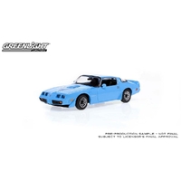 Greenlight 1/43 Atlantis Blue w/Bonnet Phoenix 1979 Firebird Trans Am Hardtop