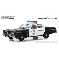 Greenlight 1/43 The Terminator (1984) 1977 Dodge Monaco Metropolitan Police Car Diecast