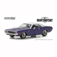 Greenlight 1/43 Graveyard Carz (2012-Current TV Series) 1970 Dodge Challenger R/T Chally vs 86553 Diecast