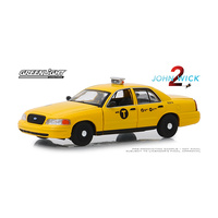 Greenlight 1/43 John Wick Chapter 2 (2017) 2008 Ford Crown Victoria Taxi Movie 86561 Diecast