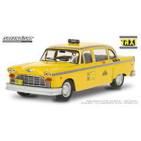 Greenlight 1/43 Taxi 1974 Checkered Taxi Sunshine Cab Company #804 Movie