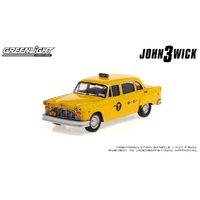 Greenlight 1/43 John Wick Chapter 3 1974 Checker Motors Marathon A11 NYC Taxi Diecast Car