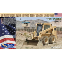 Gecko 1/35 US Army Light Type III Skid Steer Loader (M400W) Plastic Model Kit
