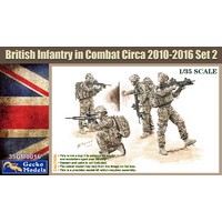Gecko GM0016 1/35 British Infantry In Combat Circa 2010~2012 Set 2 Plastic Model Kit