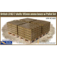 Gecko GM35020 1/35 British Ammo & Pallet Set Plastic Model Kit