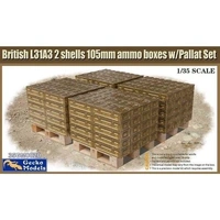 Gecko GM35020 1/35 British Ammo & Pallet Set Plastic Model Kit