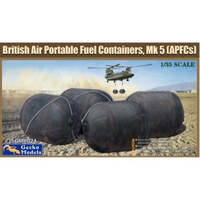 Gecko GM35021 1/35 British 500 Gallon Collapsible Drop Drum Bladder Set Plastic Model Kit