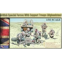 Gecko GM0023 1/35 British Special Forces with Support Troops (Afghanistan) Plastic Model Kit