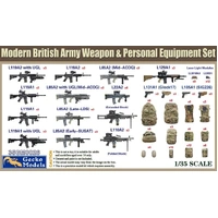 Gecko GM0026 1/35 British Army Weapon & Personal Equipment Set Plastic Model Kit
