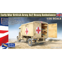 Gecko 1/35 Early War British Army 4x2 Heavy Ambulance Plastic Model Kit
