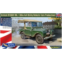 Gecko 1/35 British FV18001 Mk. 1 80in 4x4 Utility Vehicle (late Prod.) Plastic Model Kit