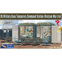 Gecko 1/35 US Military Base Temporary Command Station (Vietnam War Era) Plastic Model Kit