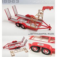 GMP 1/18 Busted Knuckles Garage Tandem Car Trailer