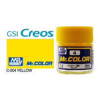 Gunze Mr Color C004 Gloss Yellow 10mL Lacquer Paint