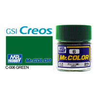 Gunze Mr Color C006 Gloss Green 10mL Lacquer Paint