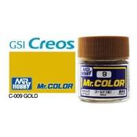 Gunze Mr Color C009 Metallic Gold 10mL Lacquer Paint