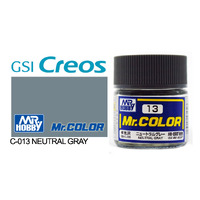 Gunze Mr Color C013 Semi Gloss Neutral Grey 10mL Lacquer Paint