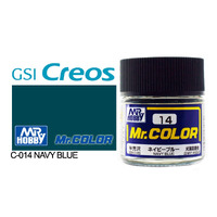 Gunze Mr Color C014 Semi Gloss Navy Blue 10mL Lacquer Paint