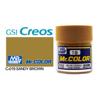 Gunze Mr Color C019 Semi Gloss Sandy Brown 10mL Lacquer Paint