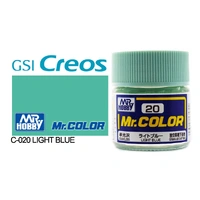 Gunze Mr Hobby C020 Semi Gloss Light Blue 10mL Lacquer Paint