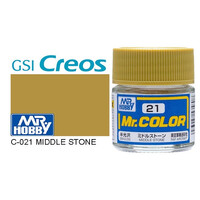 Gunze Mr Color C021 Semi Gloss Middle Stone 10mL Lacquer Paint