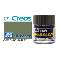 Gunze Mr Color C025 Semi Gloss Dark Sea Grey 10mL Lacquer Paint