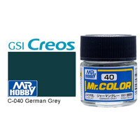 Gunze Mr Color C040 Flat German Grey 10mL Lacquer Paint