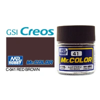 Gunze Mr Color C041 Flat Red Brown 10mL Lacquer Paint