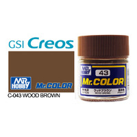 Gunze Mr Color C043 Semi Gloss Wood Brown 10mL Lacquer Paint