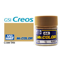Gunze Mr Color C044 Semi Gloss Tan  10mL Lacquer Paint