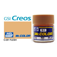 Gunze Mr Color C051 Semi Gloss Flesh 10mL Lacquer Paint
